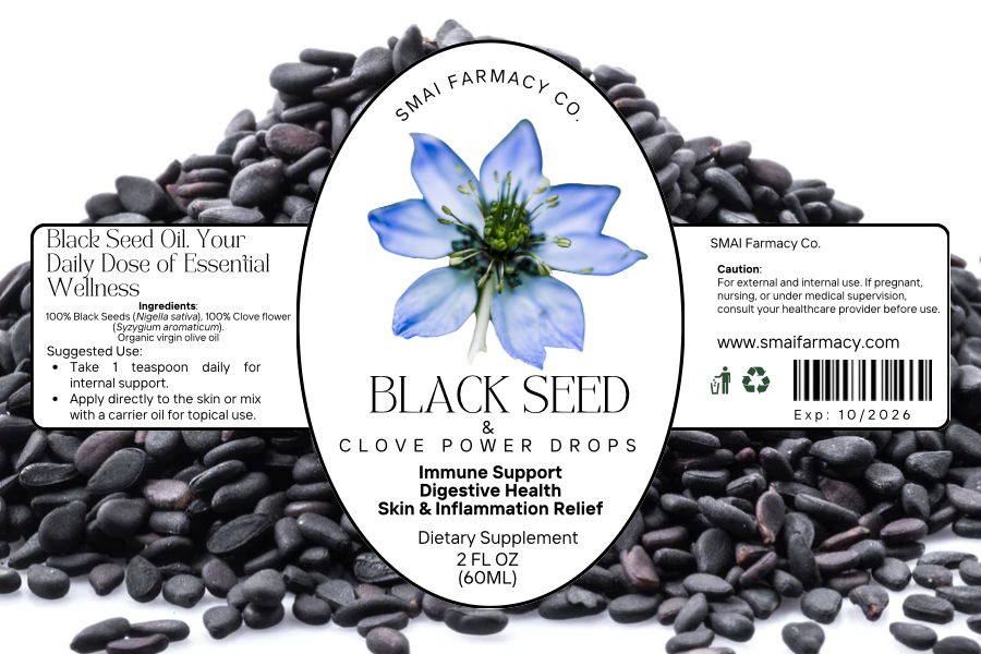 Organic Black Seed & Clove Power Drops