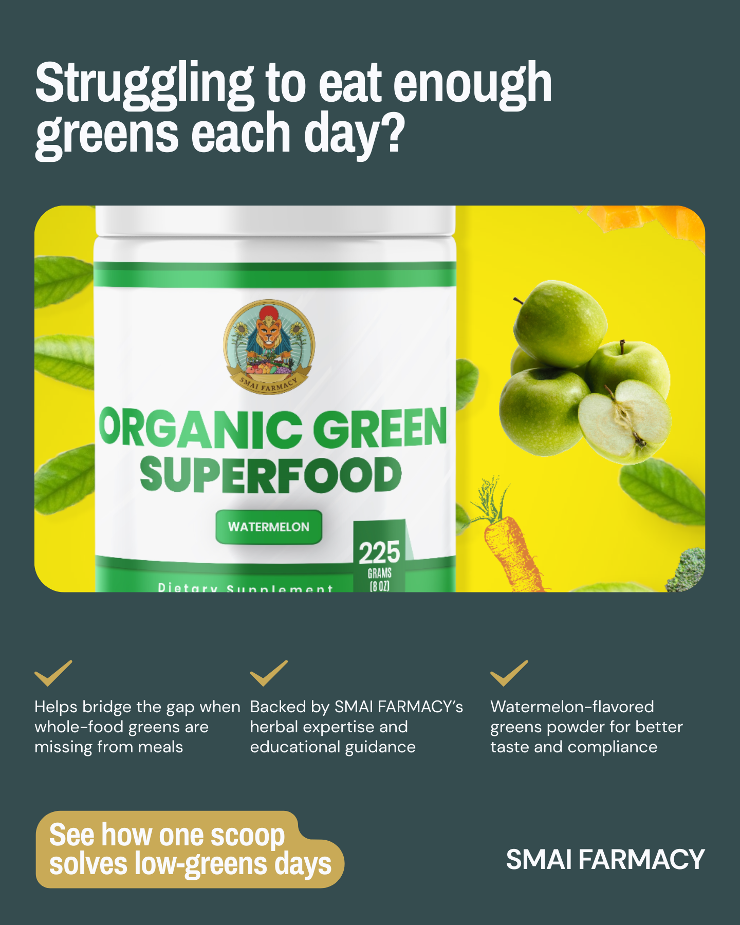 Organic GREEN SUPERFOOD Blend
