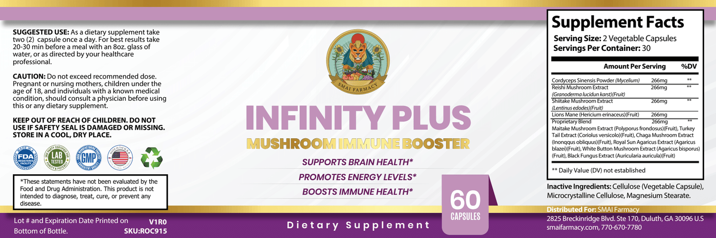 Infinity Plus™️ Capsules Immune Booster