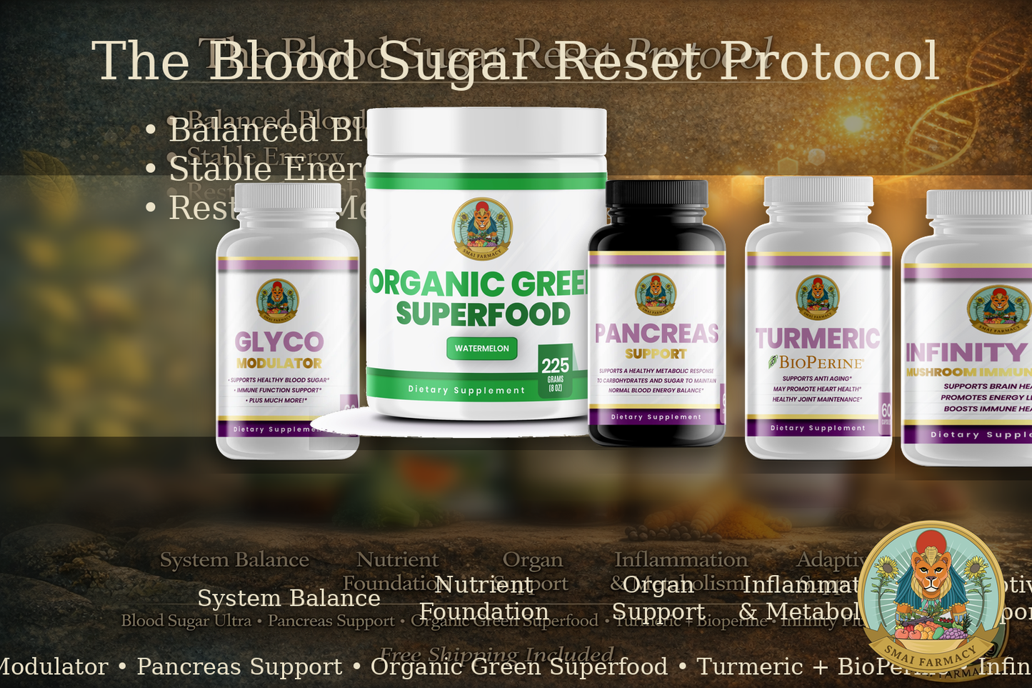 Blood Sugar Reset Protocol™
Complete Metabolic & Energy Support System