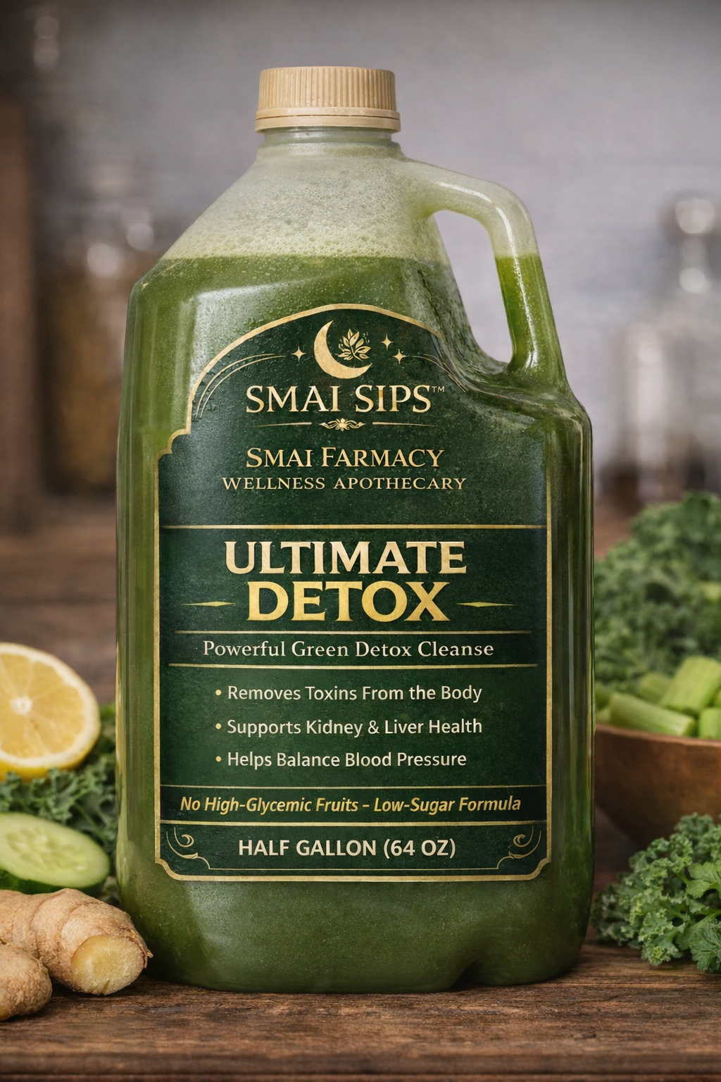 SMAI SIPS™ Ultimate Detox – Half Gallon (64 oz)