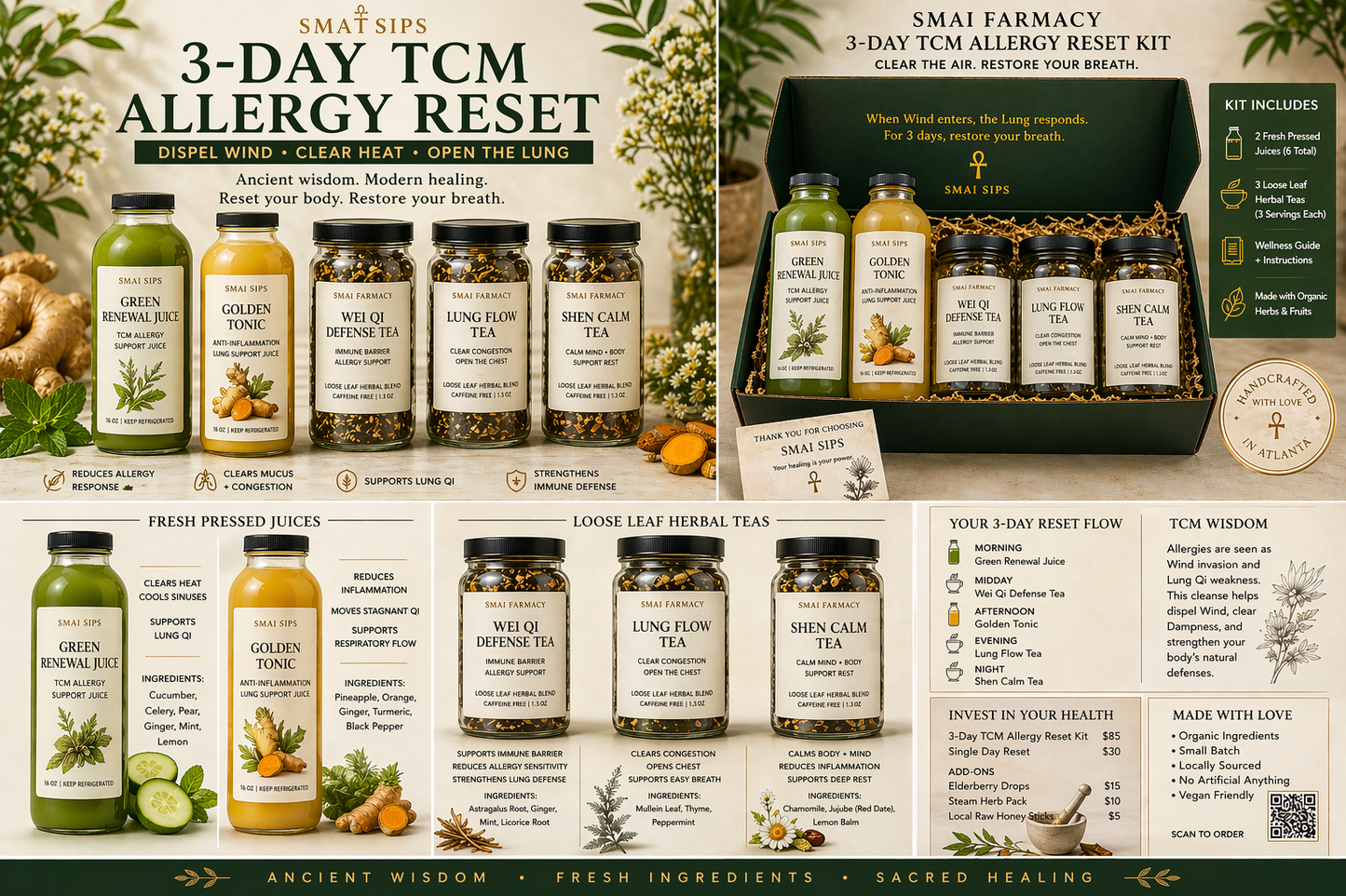 SMAI Sips 3-Day Air Reset (TCM Inspired Allergy Cleanse)