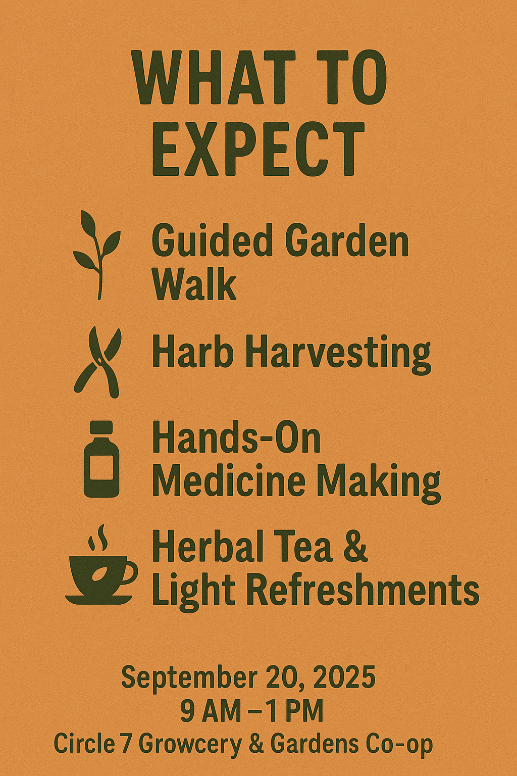 🌻 Harvest & Heal: A Community Herbal Gathering