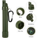1Pcs Portable Water Purifiers Outdoor Survival Filter Camping Hiking Emergency Elements