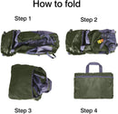 Foldable Backpack, 35L Waterproof Packable Hiking Backpack, Durable Hike Backpack Camping Backpack Camp Backpack (Green)