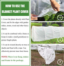 Plant Covers Freeze Protection Floating Row Cover Thickened 1.2Oz Fabric Frost Cloth Plant Blanket for Plants & Vegetables in Winter(8Ftx25Ft)
