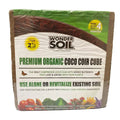 2.5 Cu. Ft. Organic Expanding Coco Coir Living Soil Cube with Added Nutrients