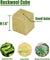 1.5” Rockwool Starter Plugs for Hydroponics, Rockwool Grow Cubes, 2 Sheets of 49 Plugs, 98 Plugs Total