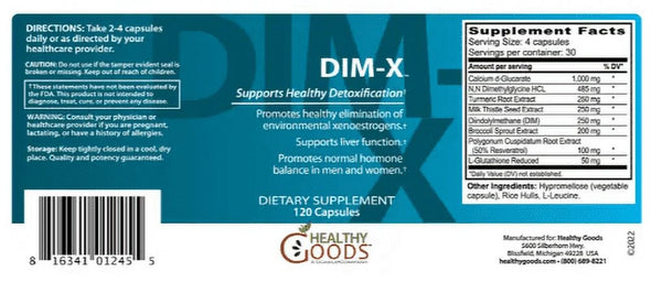 Dim-X Dietary Supplement, 120 Ct
