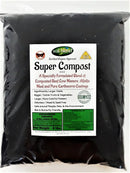 Super Compost 8 Lb. Bag Makes 40 Lbs. Organic Fertilizer, Planting Mix, Plant Food, Soil Amendment. a Special Blend of Worm Castings, Composted Beef Cow Manure & Alfalfa 2-2-2 NPK + Calcium, Iron.
