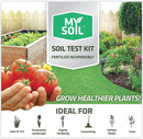 Mysoil - Soil Test Kit PRO Pack | Grow the Best Lawn & Garden | Complete & Accurate Nutrient and Ph Analysis with Recommendations Tailored to Your Soil and Plant Needs | 2 Test Kits + 1 Soil Probe