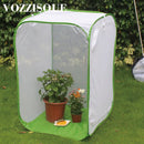 Mini House Garden Greenhouses Insect Flower Plant Translucent Foldable Greenhouse for Garden Shed Durable Cover Roll-Up Zipper