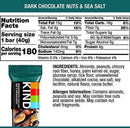 Bars, Dark Chocolate Nuts & Sea Salt, Healthy Snacks, Gluten Free, Low Sugar,...