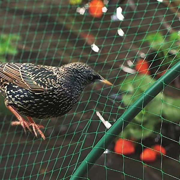 Bird Netting 13Ft X 20Ft Green Garden Netting,Plastic Netting for Protect Vegetable Plants,Fruits,Flowers