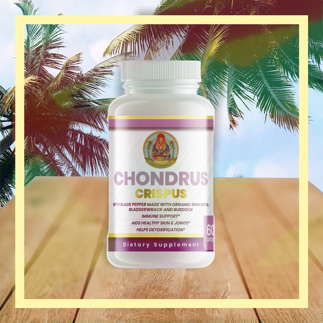 Chondrus Crispus w/ Organic Black pepper, Bladderwrack & Burdock capsules